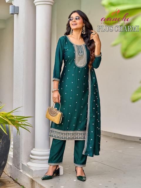 Aanchi plus charmi best wholesale kurtis in surat